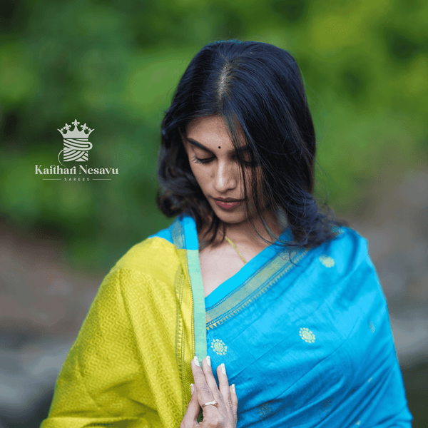 Thara unbeatable blue body color with yellow palu 