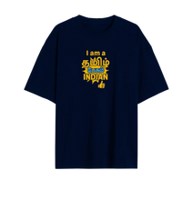 I Am a தமிழ் பேசும் Indian Oversized T-Shirt | Tamil Pride Graphic Tee | 240 GSM Bio-Washed Organic Cotton