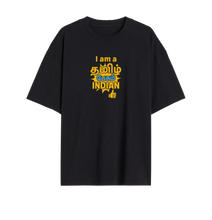 I Am a தமிழ் பேசும் Indian Oversized T-Shirt | Tamil Pride Graphic Tee | 240 GSM Bio-Washed Organic Cotton