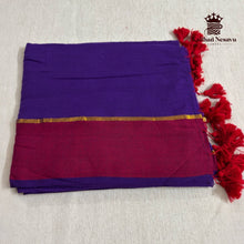 Mul Cotton Saree with Golden Lines – Festive Collection