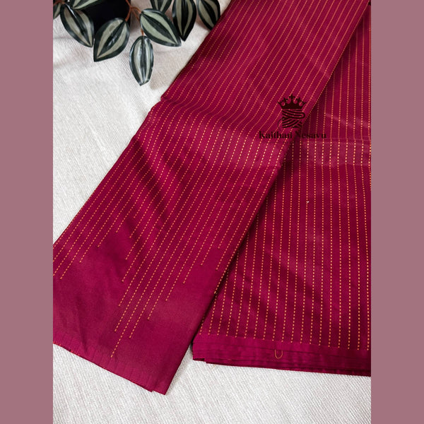 Elegant Arani semi soft silk saree 6.3 meters long with 45-inch height, festive wear collection.