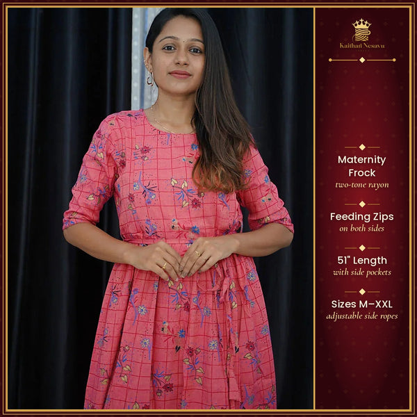 Bloom in Comfort: Elegant Maternity Wear – Kaithari Nesavu