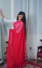 Mul Cotton Saree with Golden Lines – Festive Collection