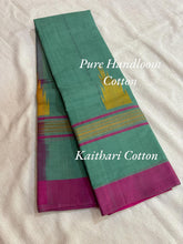 Buy handloom cotton saree with gold zari online at the best price