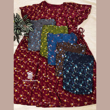Front view of maroon rayon cape maternity dress with feeding zip – Vineshu