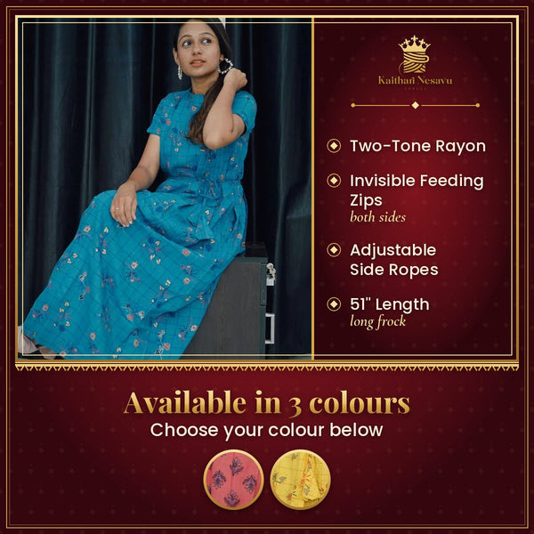 Motherhood, Meet Style: Long Frock for Expectant Moms – available in 3 colours