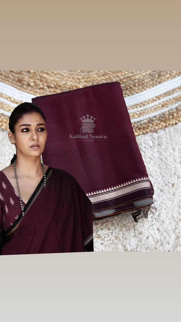 Nayanthara Inspired Narayanpet Handloom Saree | Test Movie Look