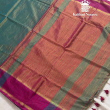 Onam Ultra‑Soft Pure Tissue Saree with Contrast Pallu, Blouse & Tassels
