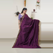 Madhavi Semi Handloom Saree : Gold and Cotton Perfection