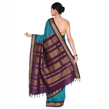 Sundari: Festival Finesse - Gold Zari Semi Handloom Pure Cotton
