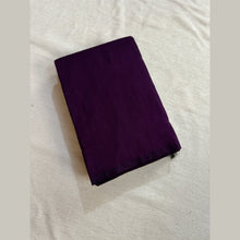 Full Self Plain Pure Cotton Saree with Running Blouse | Soft Cotton Saree