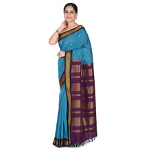 Timeless Tradition: Sundari Semi Handloom Gold Zari Cotton Saree