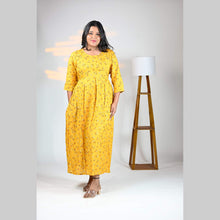 Rayon Floral Print Maternity Feeding Dress Material | Both Side Feeding | Sizes M–XXL