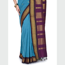 Timeless Tradition: Sundari Semi Handloom Gold Zari Cotton Saree