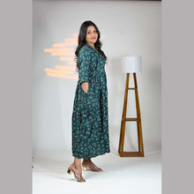 Rayon Floral Print Maternity Feeding Dress Material | Both Side Feeding | Sizes M–XXL