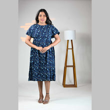 Vineshu Rayon Cape Maternity Dress with Feeding Zips, Adjustable Fit & Side Pocket