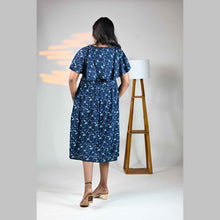 Vineshu Rayon Cape Maternity Dress with Feeding Zips, Adjustable Fit & Side Pocket