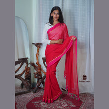 Mul Cotton Saree with Golden Lines – Festive Collection