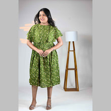 Vineshu Rayon Cape Maternity Dress with Feeding Zips, Adjustable Fit & Side Pocket