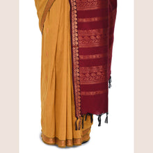 Copper Radiance: Raaga Saree for Festive Occasions