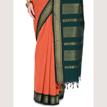 Timeless Tradition: Sundari Semi Handloom Gold Zari Cotton Saree