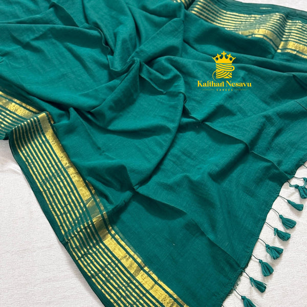 Onam Mul Cotton Sarees Without Blouse | Kaithari Nesavu