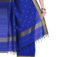 Nayanthara-Inspired Violet Colour Saree by Kaithari Nesavu – Handloom Elegance