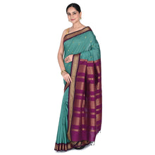 Timeless Tradition: Sundari Semi Handloom Gold Zari Cotton Saree