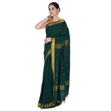 Nayanthara-Inspired Violet Colour Saree by Kaithari Nesavu – Handloom Elegance