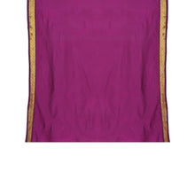 Nayanthara-Inspired Violet Colour Saree by Kaithari Nesavu – Handloom Elegance