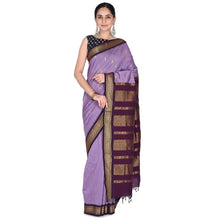 Timeless Tradition: Sundari Semi Handloom Gold Zari Cotton Saree