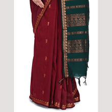 Copper Radiance: Raaga Saree for Festive Occasions