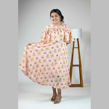 Georgette Floral Print Maternity Feeding Dress | Hidden Zip