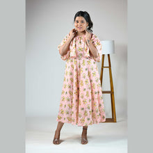 Georgette Floral Print Maternity Feeding Dress | Hidden Zip