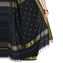 Nayanthara-Inspired Violet Colour Saree by Kaithari Nesavu – Handloom Elegance