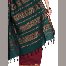 Copper Radiance: Raaga Saree for Festive Occasions