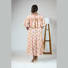 Georgette Floral Print Maternity Feeding Dress | Hidden Zip