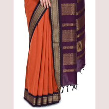 Timeless Tradition: Sundari Semi Handloom Gold Zari Cotton Saree