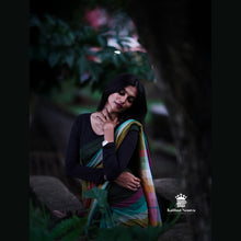Rainbow Shade Mul Cotton Saree – 120 Count | Lightweight | 5.5 M | No Blouse | With Tassels