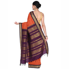 Timeless Tradition: Sundari Semi Handloom Gold Zari Cotton Saree