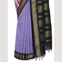 Timeless Tradition: Sundari Semi Handloom Gold Zari Cotton Saree