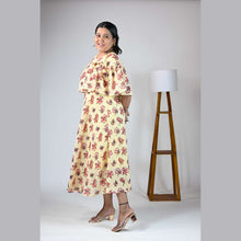 Georgette Floral Print Maternity Feeding Dress | Hidden Zip