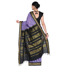 Timeless Tradition: Sundari Semi Handloom Gold Zari Cotton Saree
