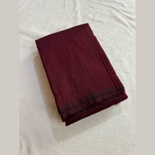 Full Self Plain Pure Cotton Saree with Running Blouse | Soft Cotton Saree