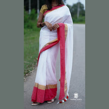 Onam Mul Cotton Sarees Without Blouse | Kaithari Nesavu