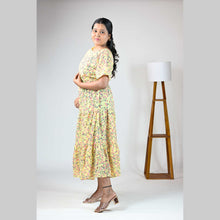 Georgette 3-Layer Maternity Feeding Dress