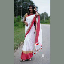 Onam Mul Cotton Sarees Without Blouse | Kaithari Nesavu