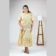 Georgette 3-Layer Maternity Feeding Dress