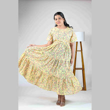 Georgette 3-Layer Maternity Feeding Dress