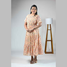 Georgette 3-Layer Maternity Feeding Dress